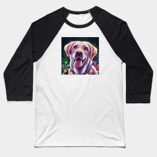 Cute Labrador Retriever Drawing Baseball T-Shirt